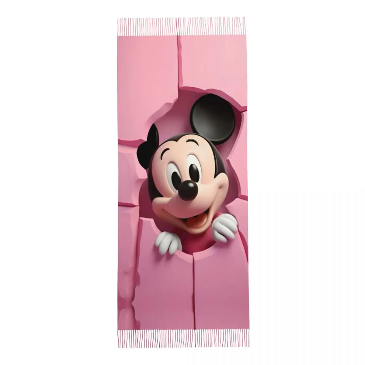 Disney Mickey Mouse Women's Scarf Pashmina Shawls and Wraps for Evening Dresses Winter Cashmere Feel Large Scarves