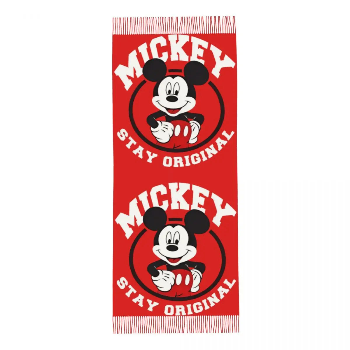 Disney Mickey Mouse Women's Scarf Pashmina Shawls and Wraps for Evening Dresses Winter Cashmere Feel Large Scarves
