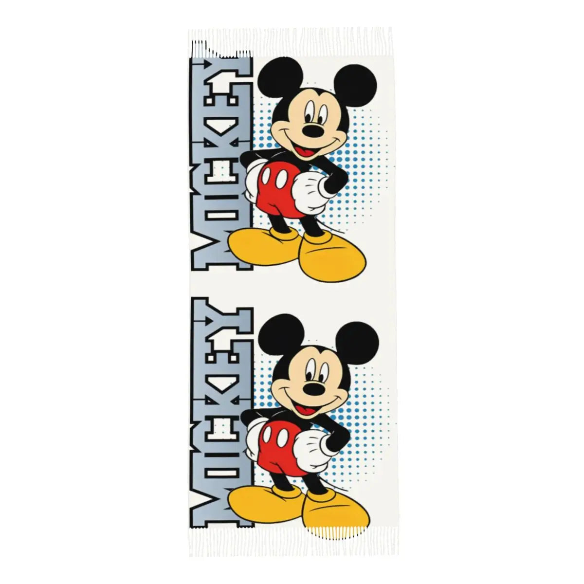 Disney Mickey Mouse Women's Scarf Pashmina Shawls and Wraps for Evening Dresses Winter Cashmere Feel Large Scarves