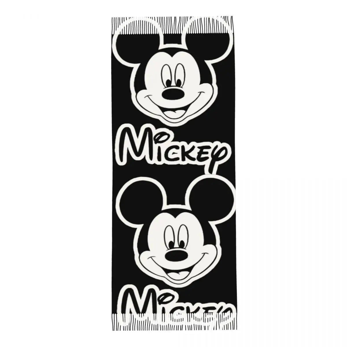 Disney Mickey Mouse Women's Scarf Pashmina Shawls and Wraps for Evening Dresses Winter Cashmere Feel Large Scarves