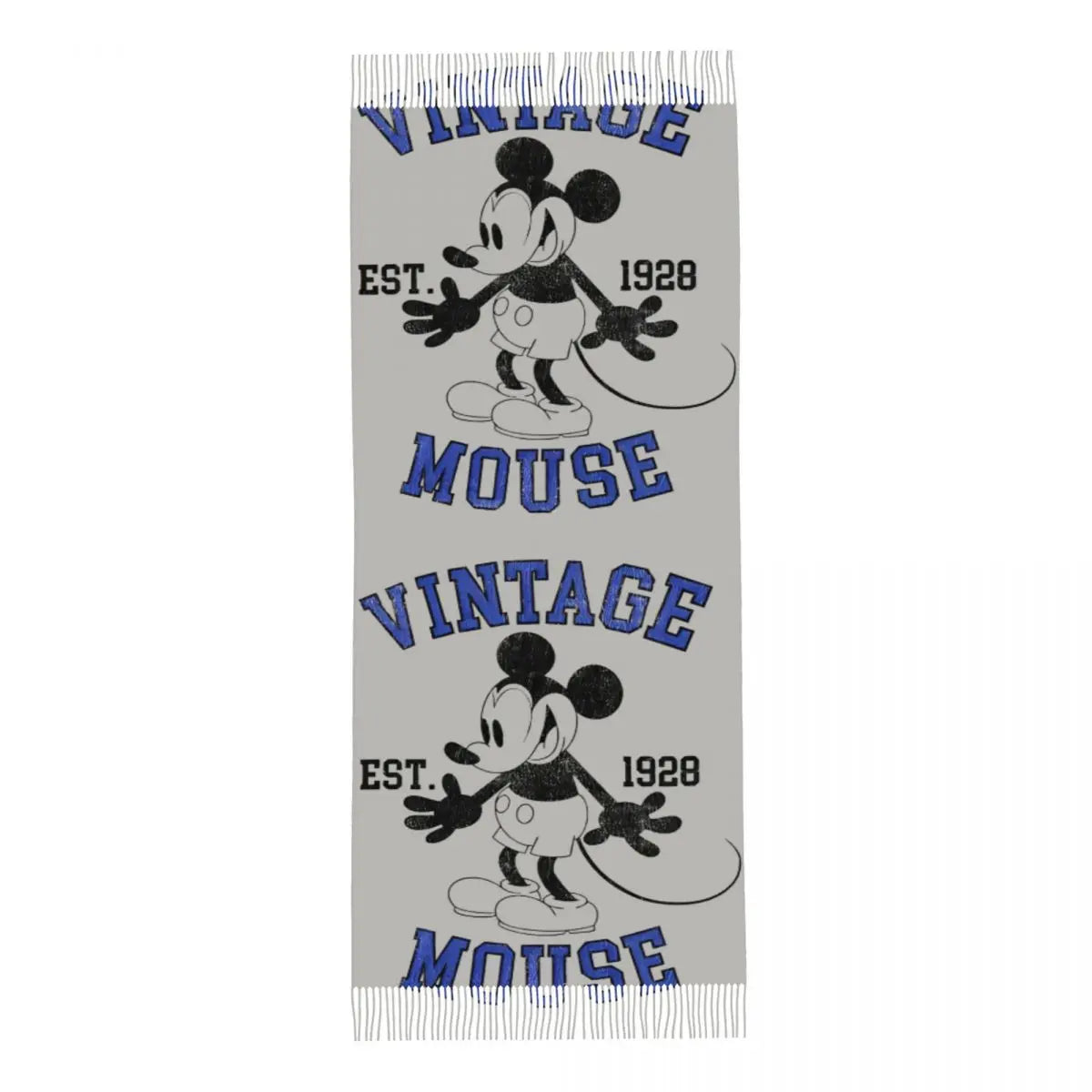 Disney Mickey Mouse Women's Scarf Pashmina Shawls and Wraps for Evening Dresses Winter Cashmere Feel Large Scarves