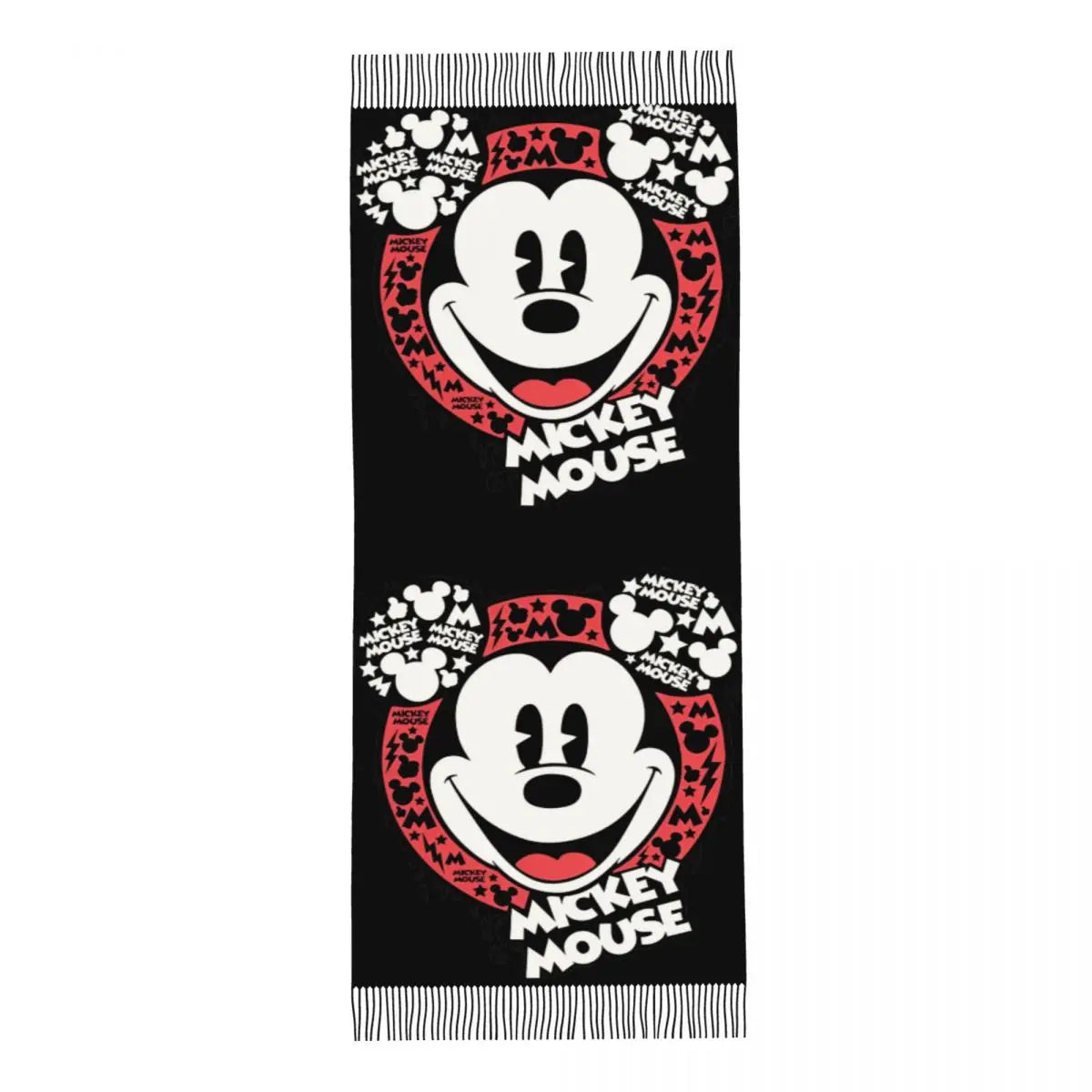 Disney Mickey Mouse Women's Scarf Pashmina Shawls and Wraps for Evening Dresses Winter Cashmere Feel Large Scarves