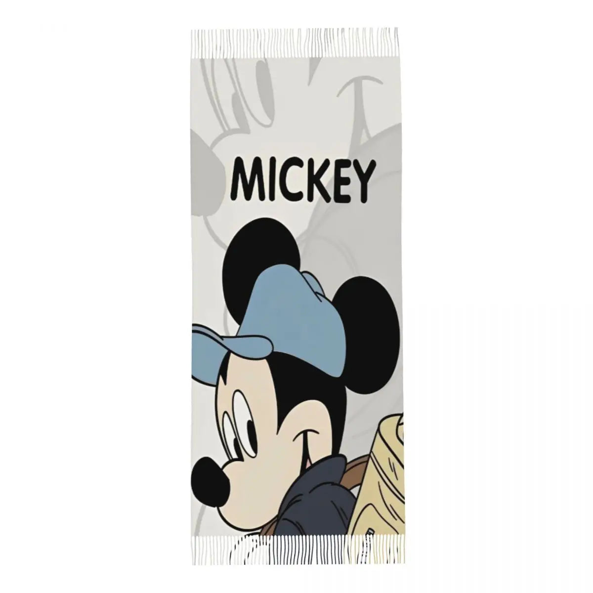Disney Mickey Mouse Women's Scarf Pashmina Shawls and Wraps for Evening Dresses Winter Cashmere Feel Large Scarves